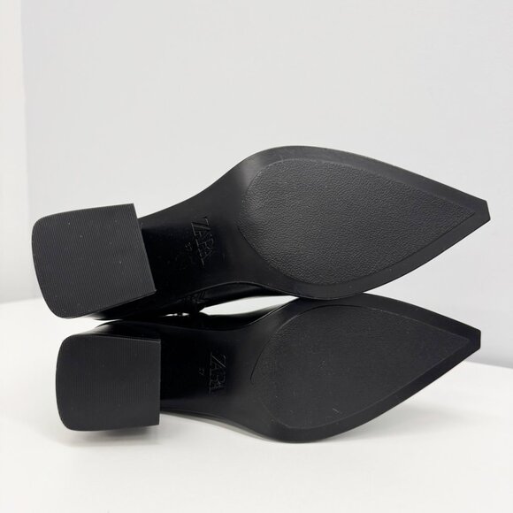 ZARA Wide Heel Ankle Boots - Black - Brand new, never-worn! - Picture 6 of 10
